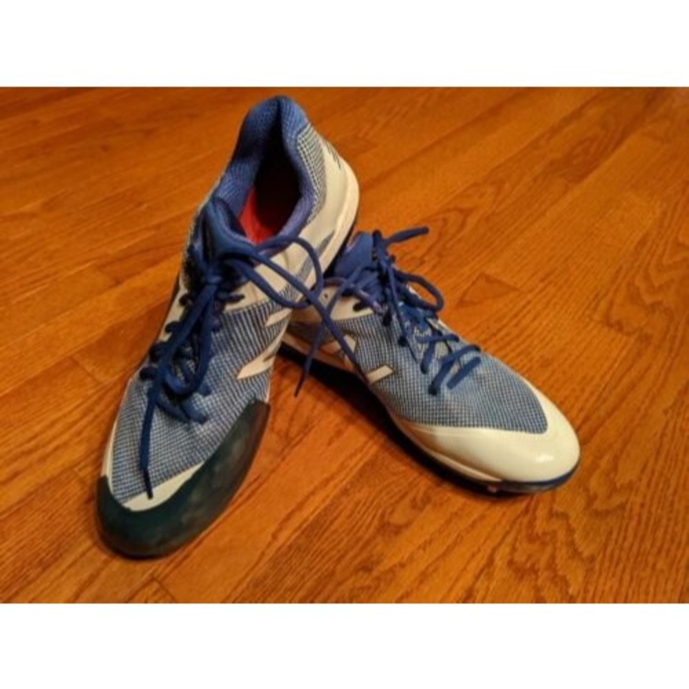 New Balance Royal/White 4040v4 Baseball Spikes Cleats (L4040TB4) sz 12.5